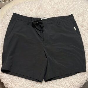 Onia gray mens Flat Front Shorts Lightweight Design 34 and 7" inseam